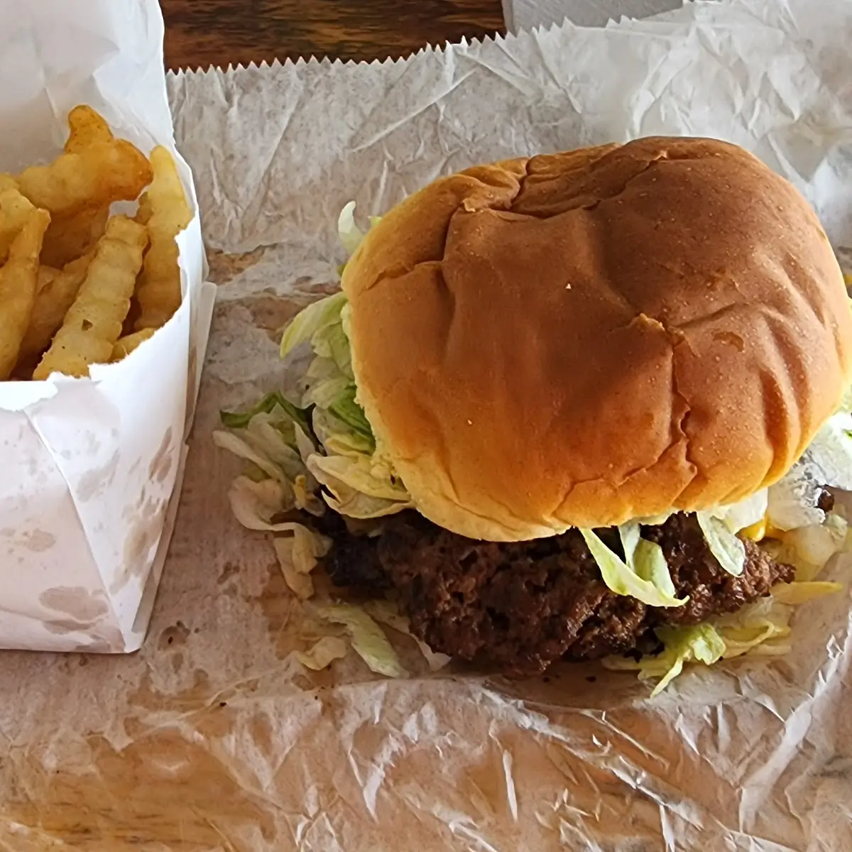 Double Cheeseburger with Fries