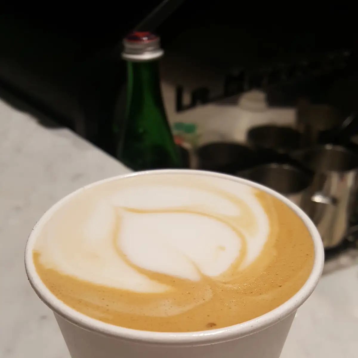 Latte w Almond Milk