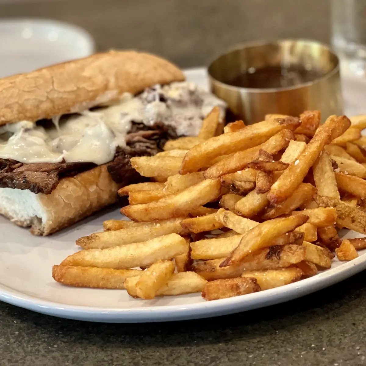 French Dip Short Rib Sandwich