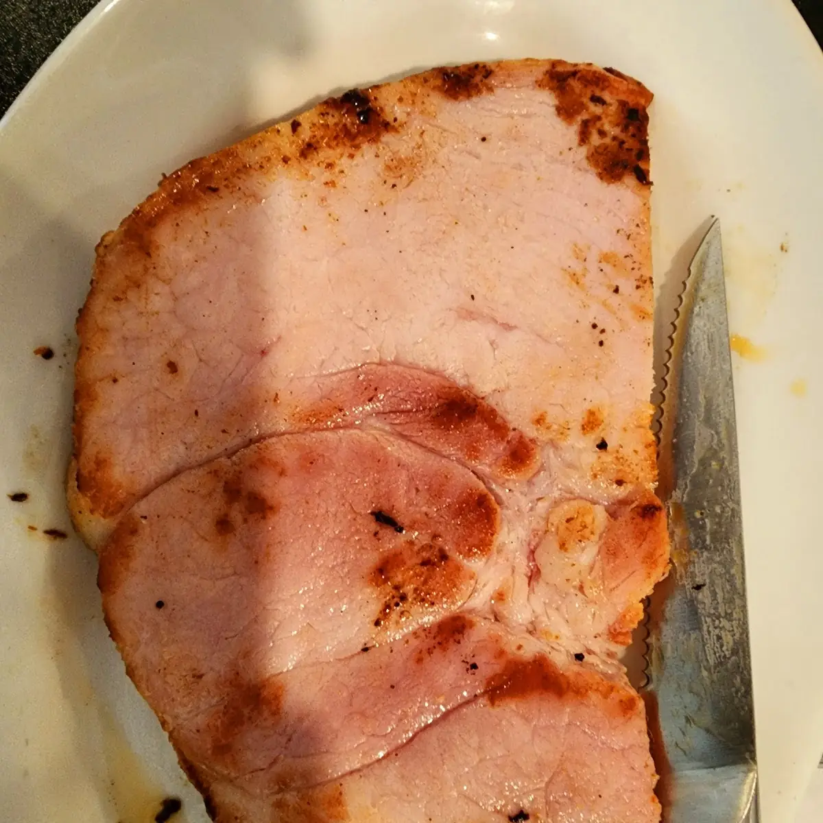 Grilled Ham Steak