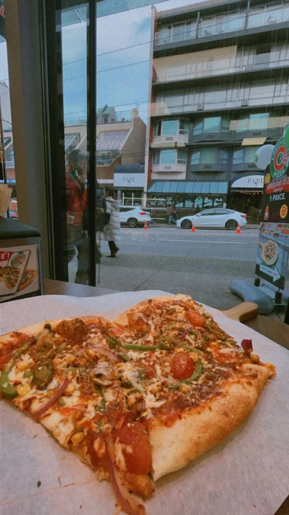 Vegetables Pizza Slice