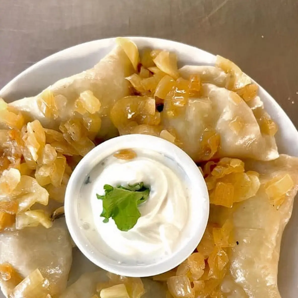 Pierogi with Fried Onions