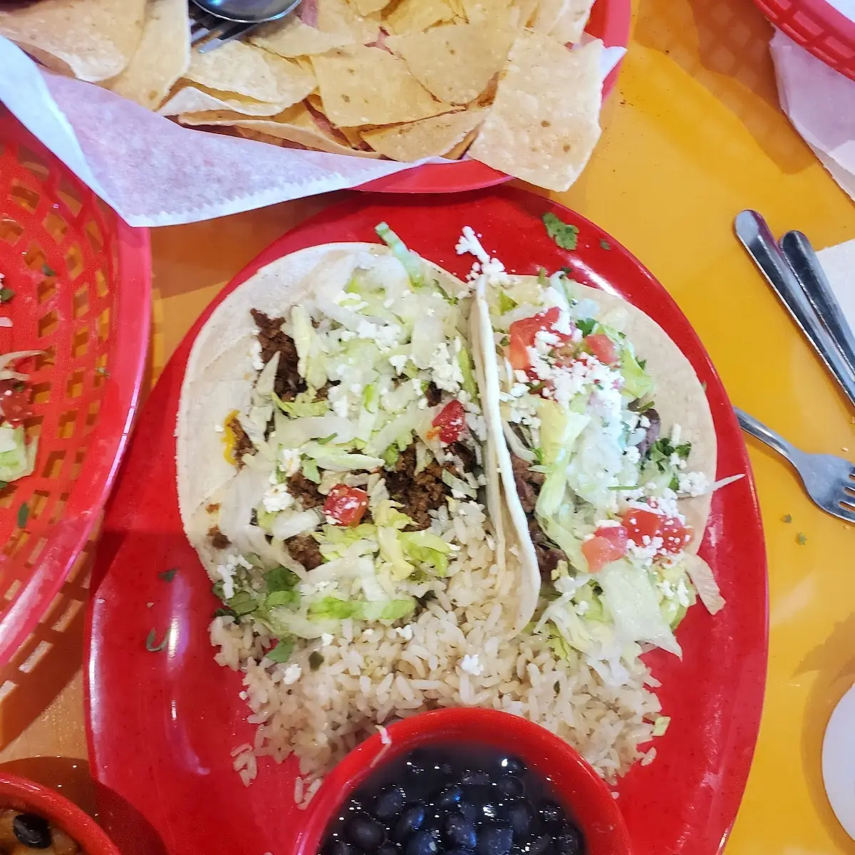 Chicken Taco Plate