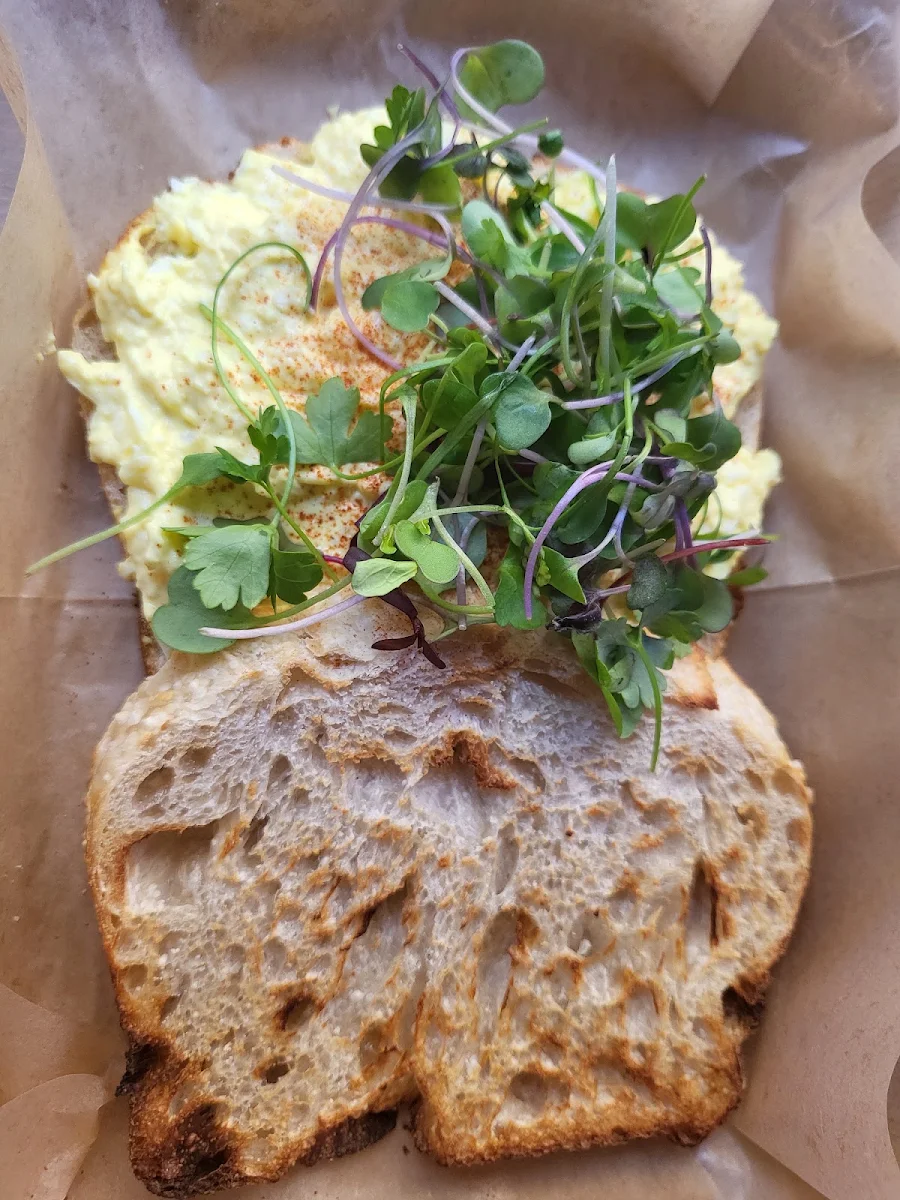 Egg Salad Sandwich on Sourdough