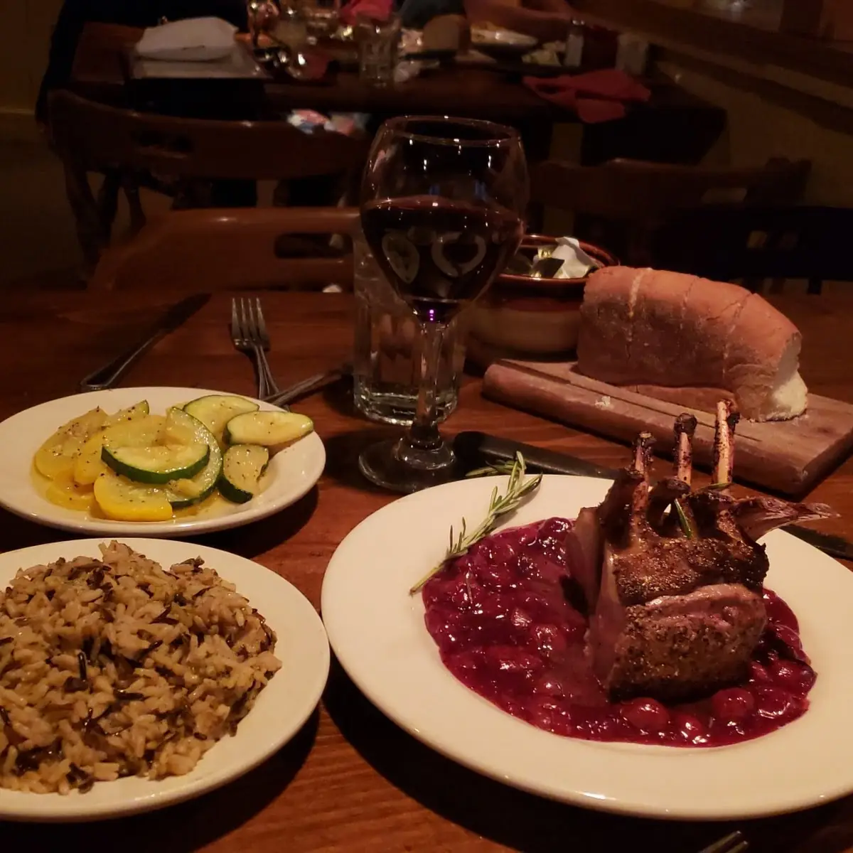 Rack of Lamb Chops Pan Seared