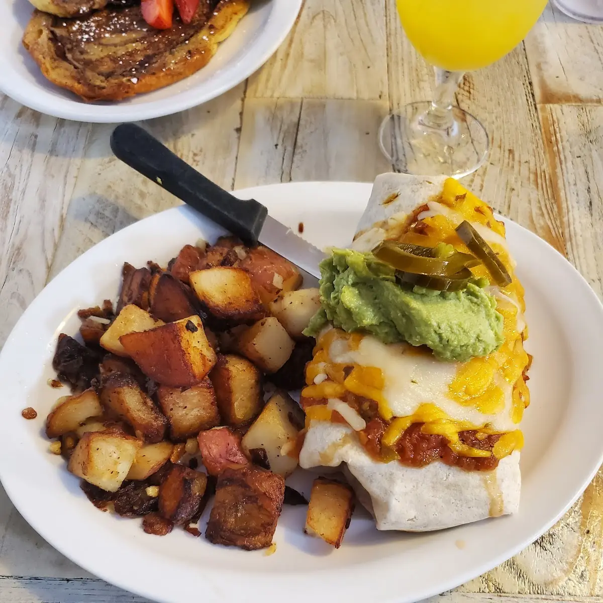 Three Amigos Breakfast Burrito