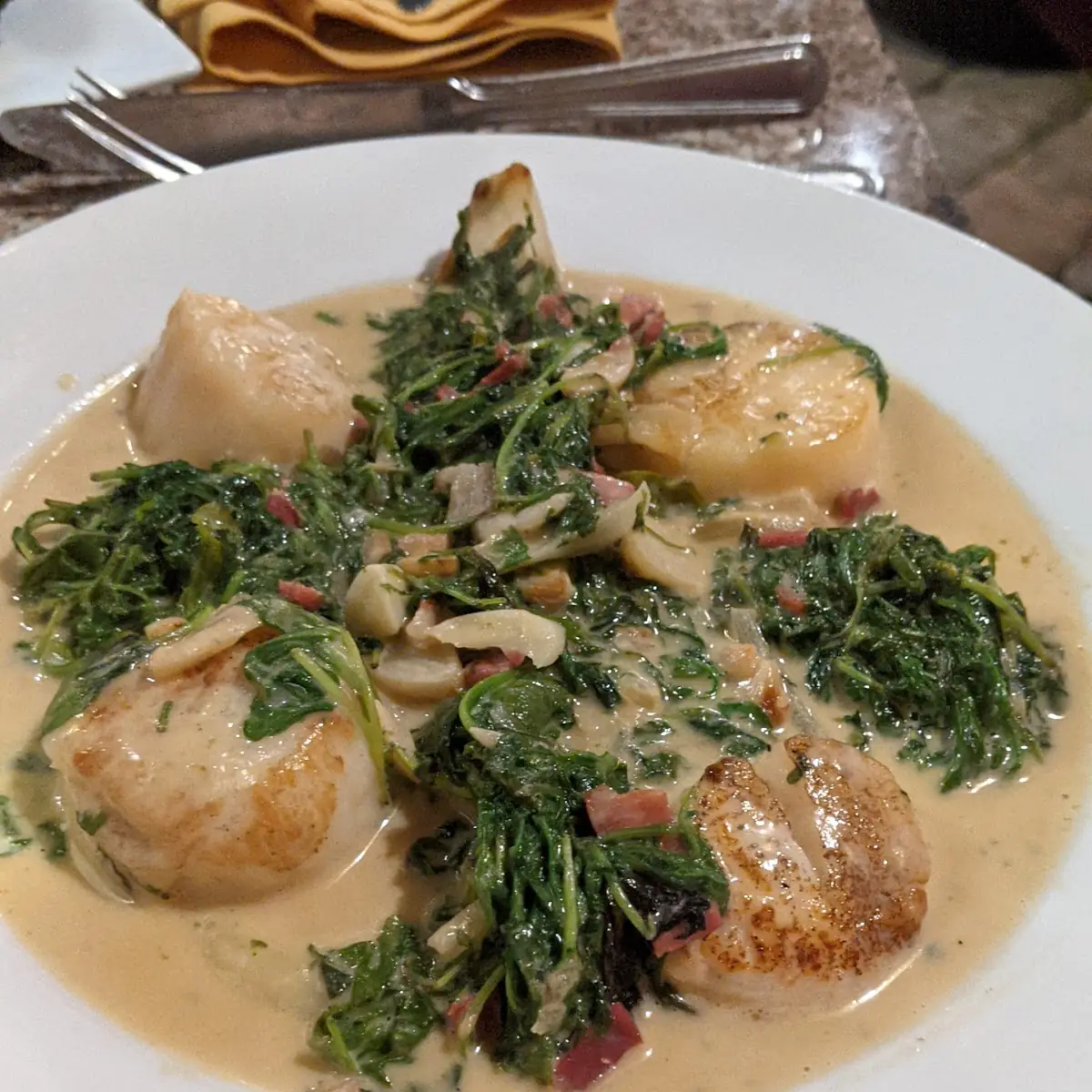 Seared Scallops