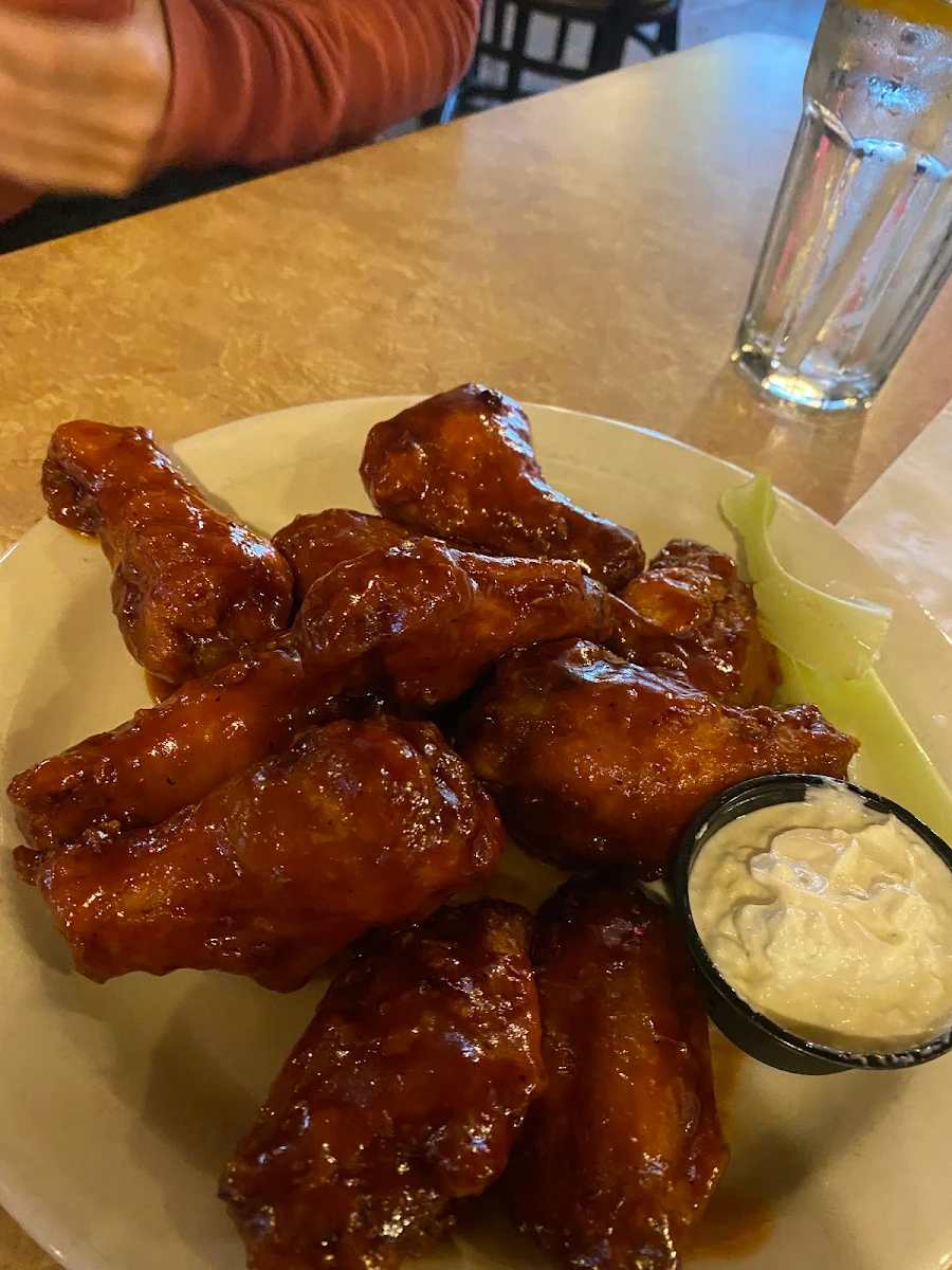 Honey Bourbon BBQ Wings