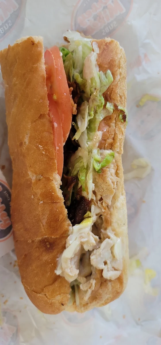 Chicken Bacon Ranch on White
