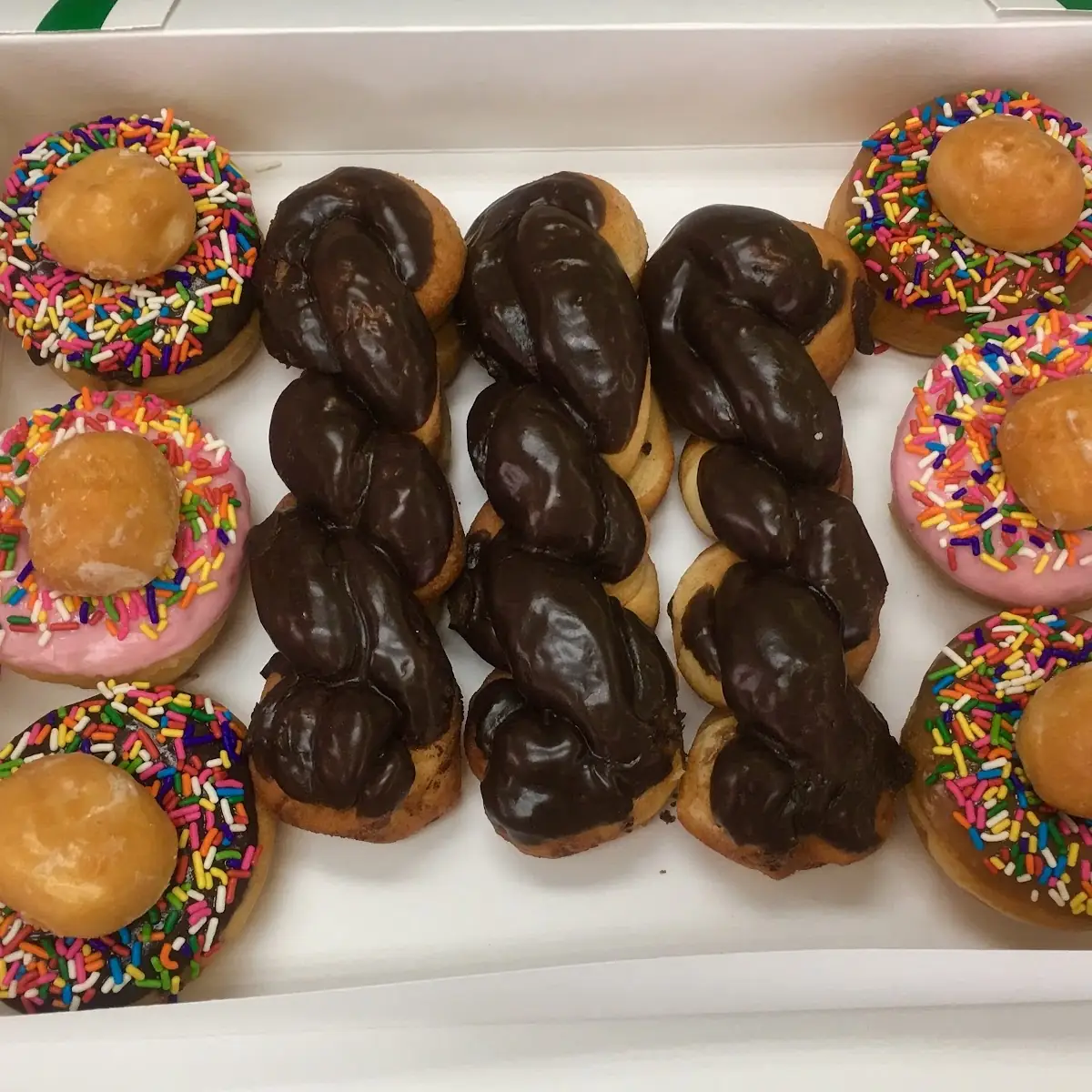 Chocolate Sprinkle Donut Holes Dozen