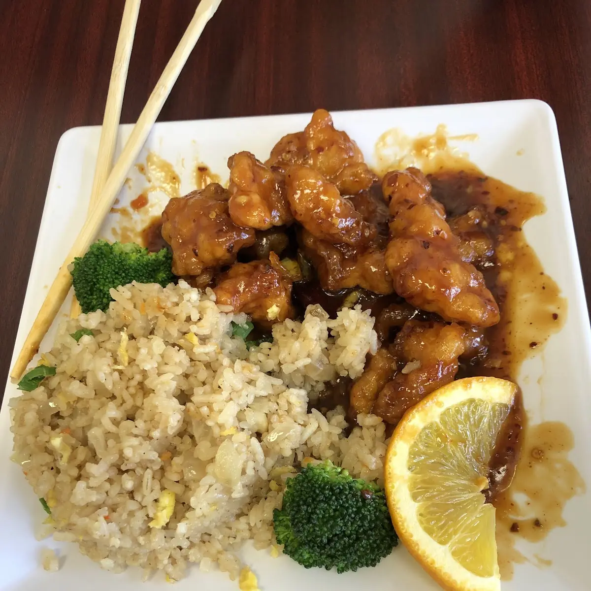 Orange Chicken Lunch Special