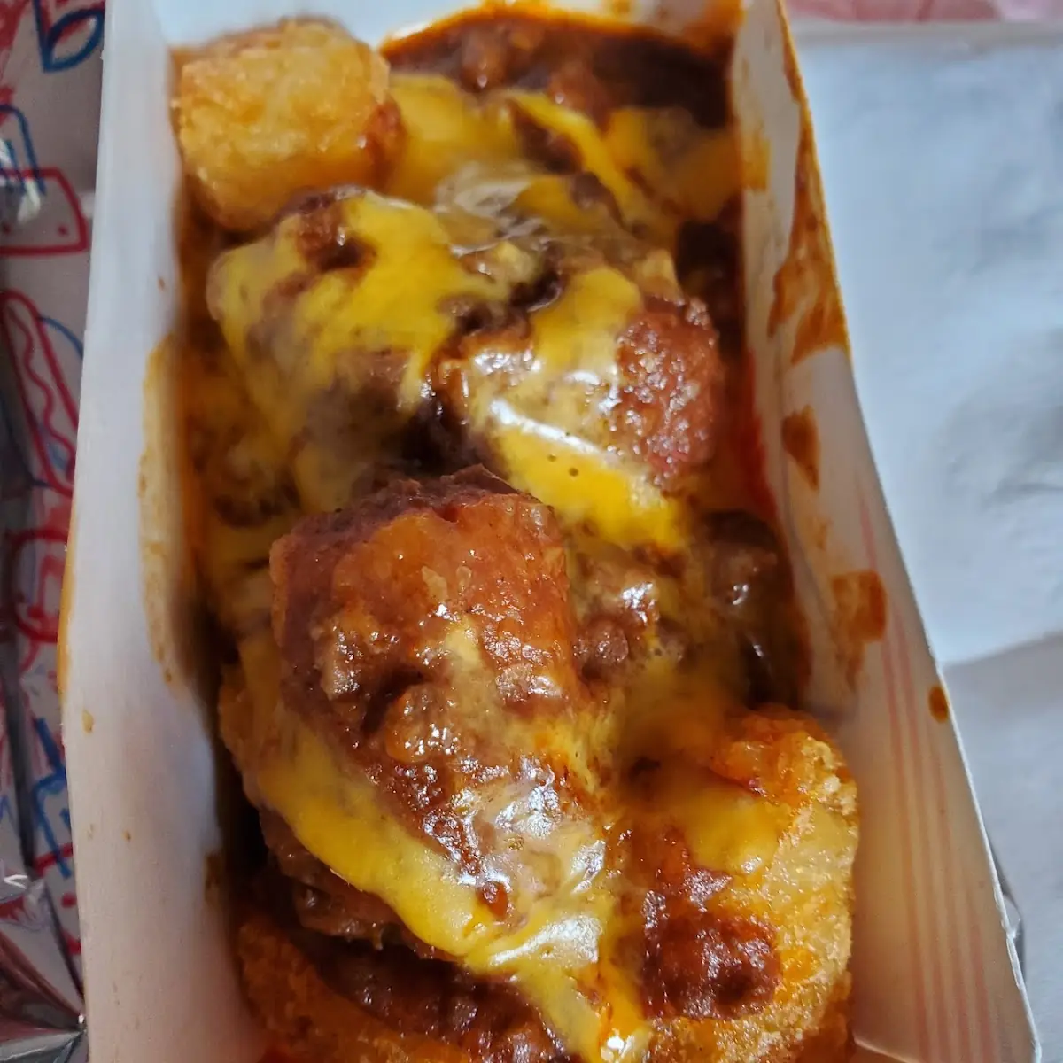 Chili Cheese Tater Tots