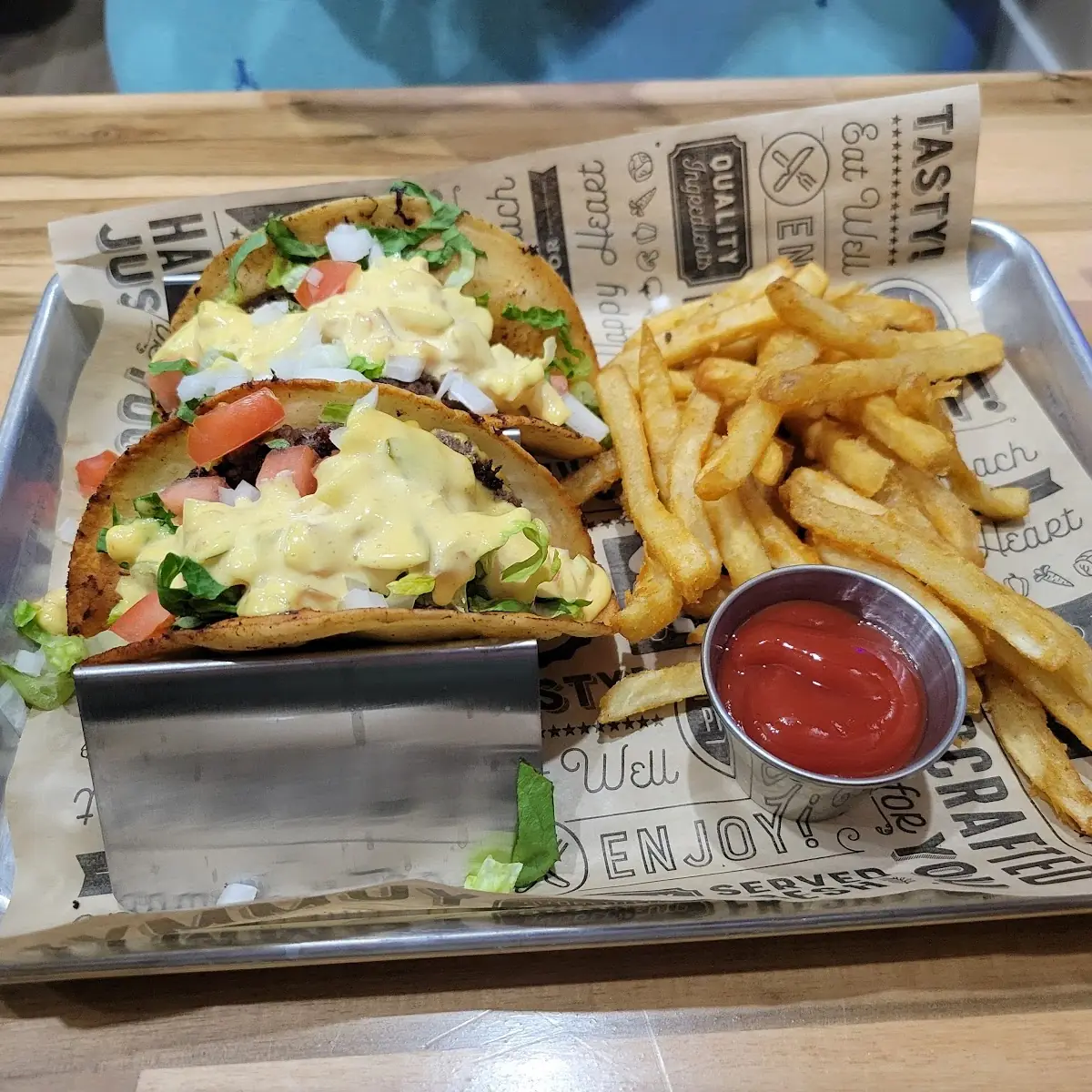 Smash Burger Tacos