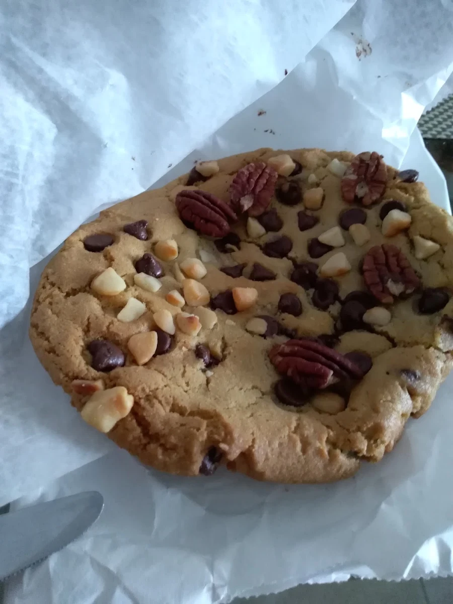 Pecan and Macadamia Chocolate Chip Cookie