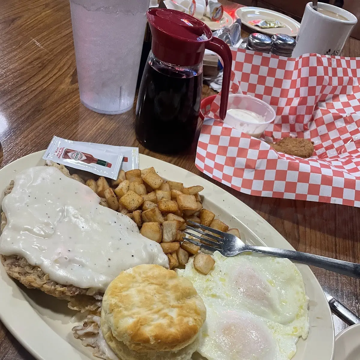 Chicken Fried Steak & Eggs
