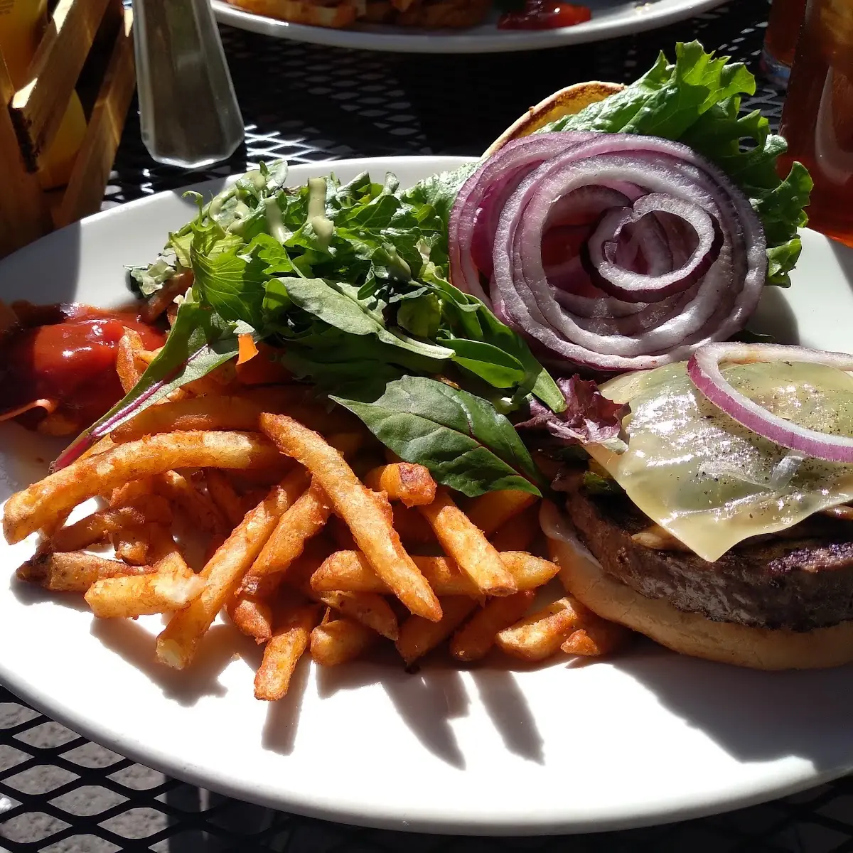 Mushroom Swiss Burger