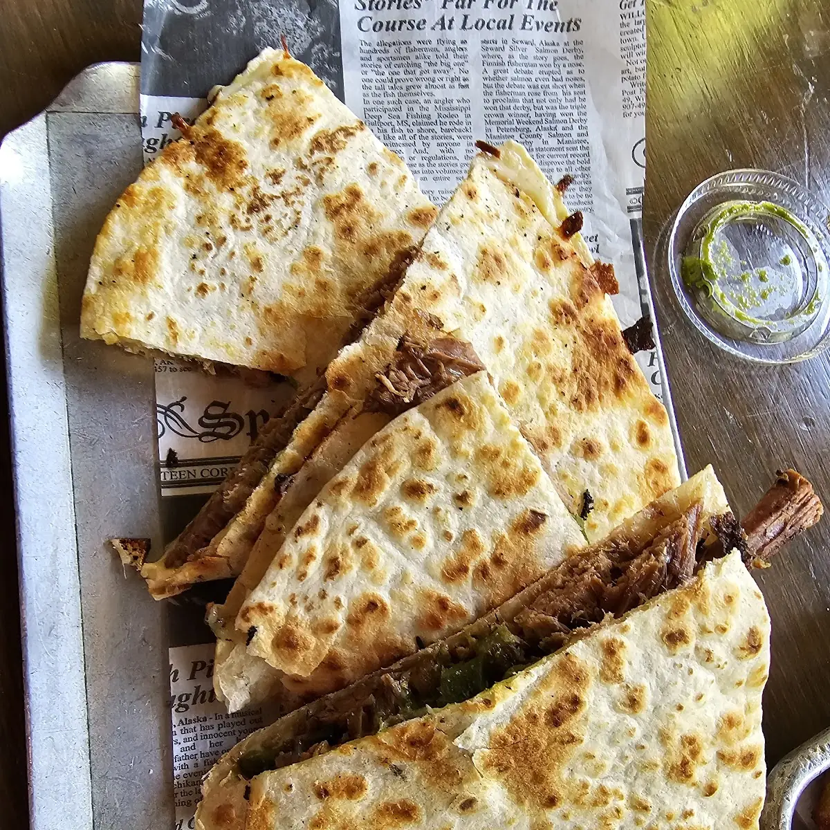 Brisket Quesadilla