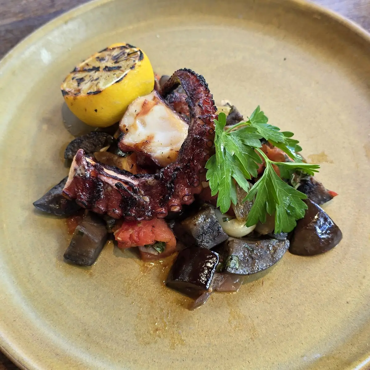 Grilled Octopus Caponata