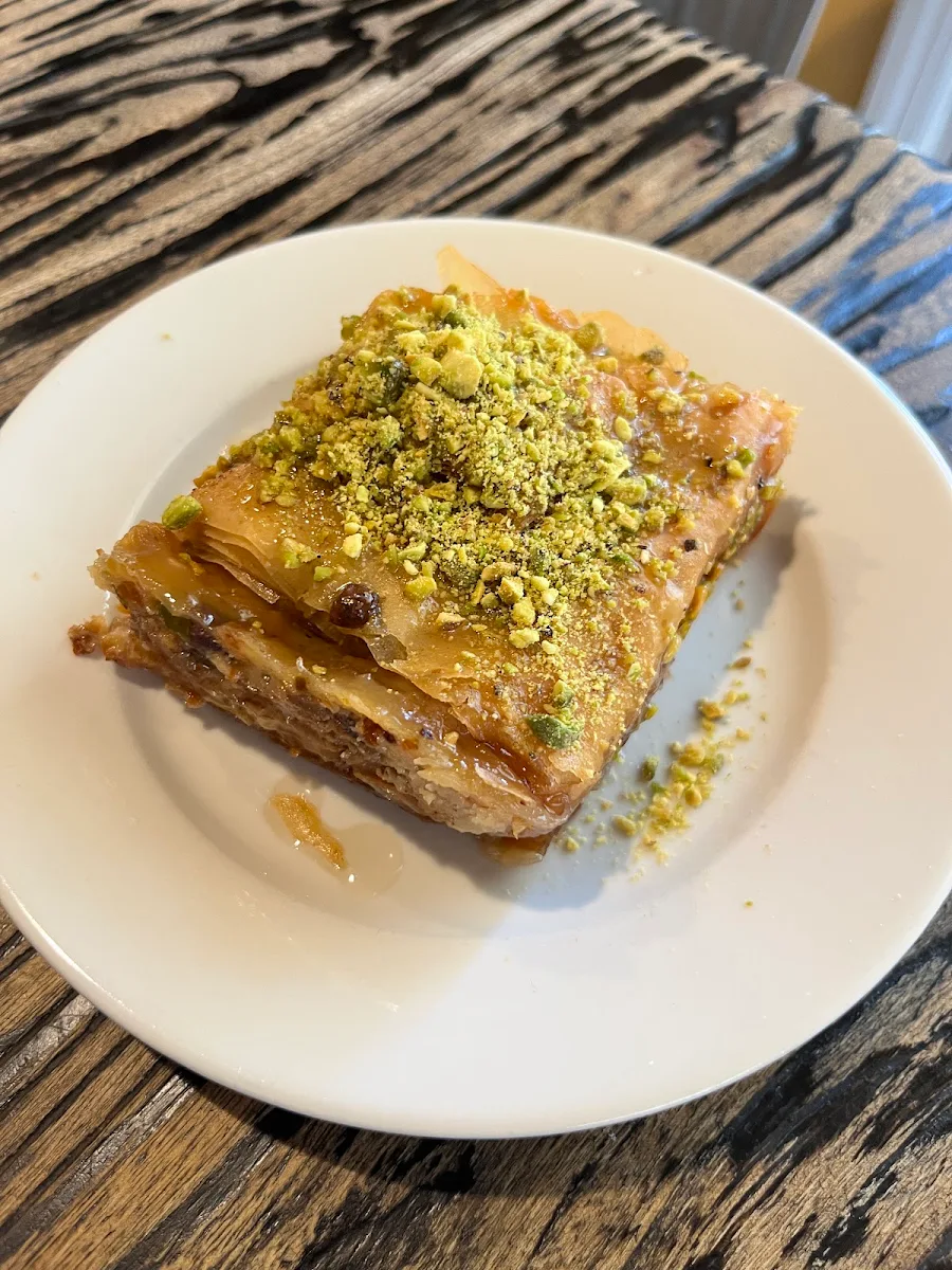 Custard Pistachio Baklava
