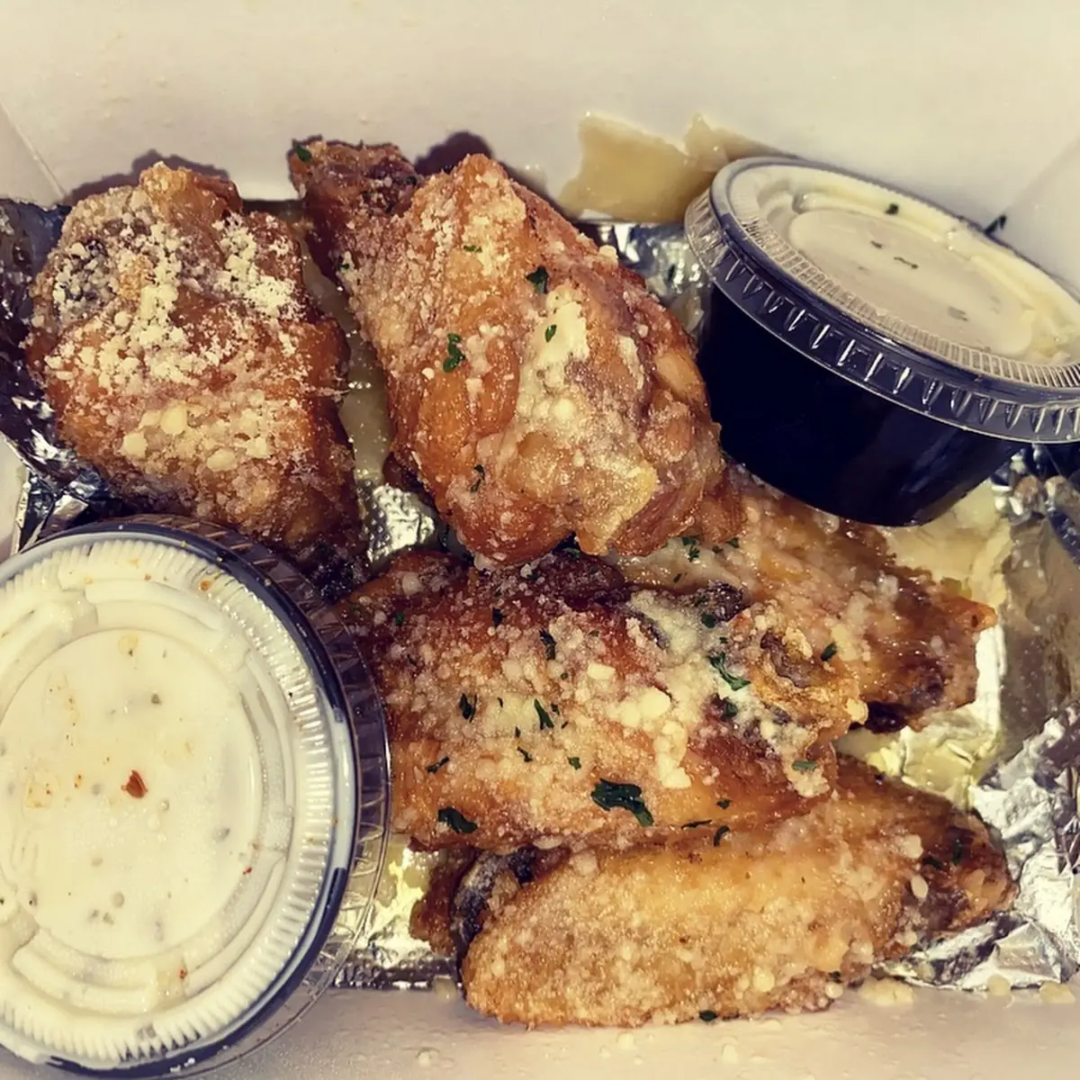 Garlic Parm Wings