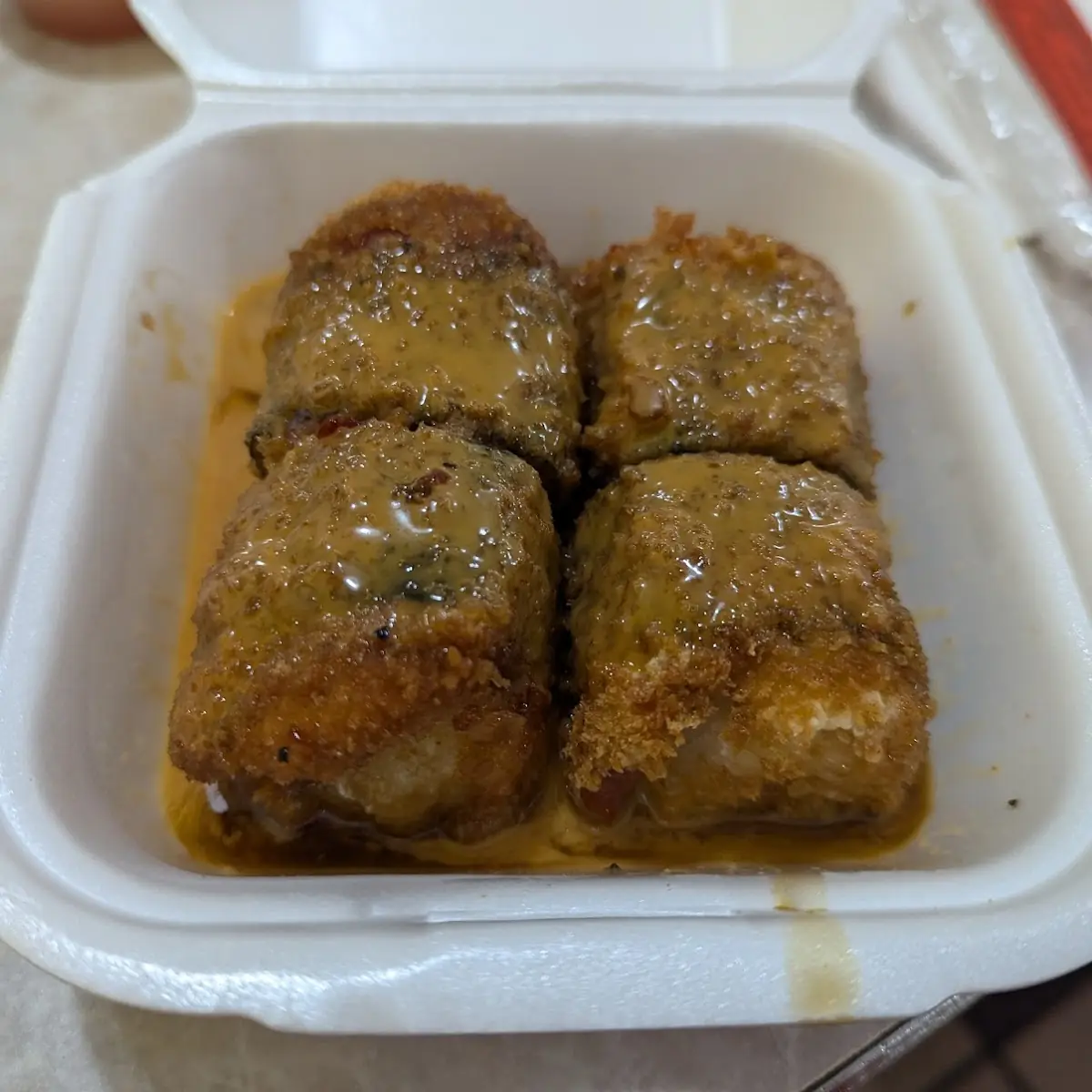 Deep Fried Spam Musubi