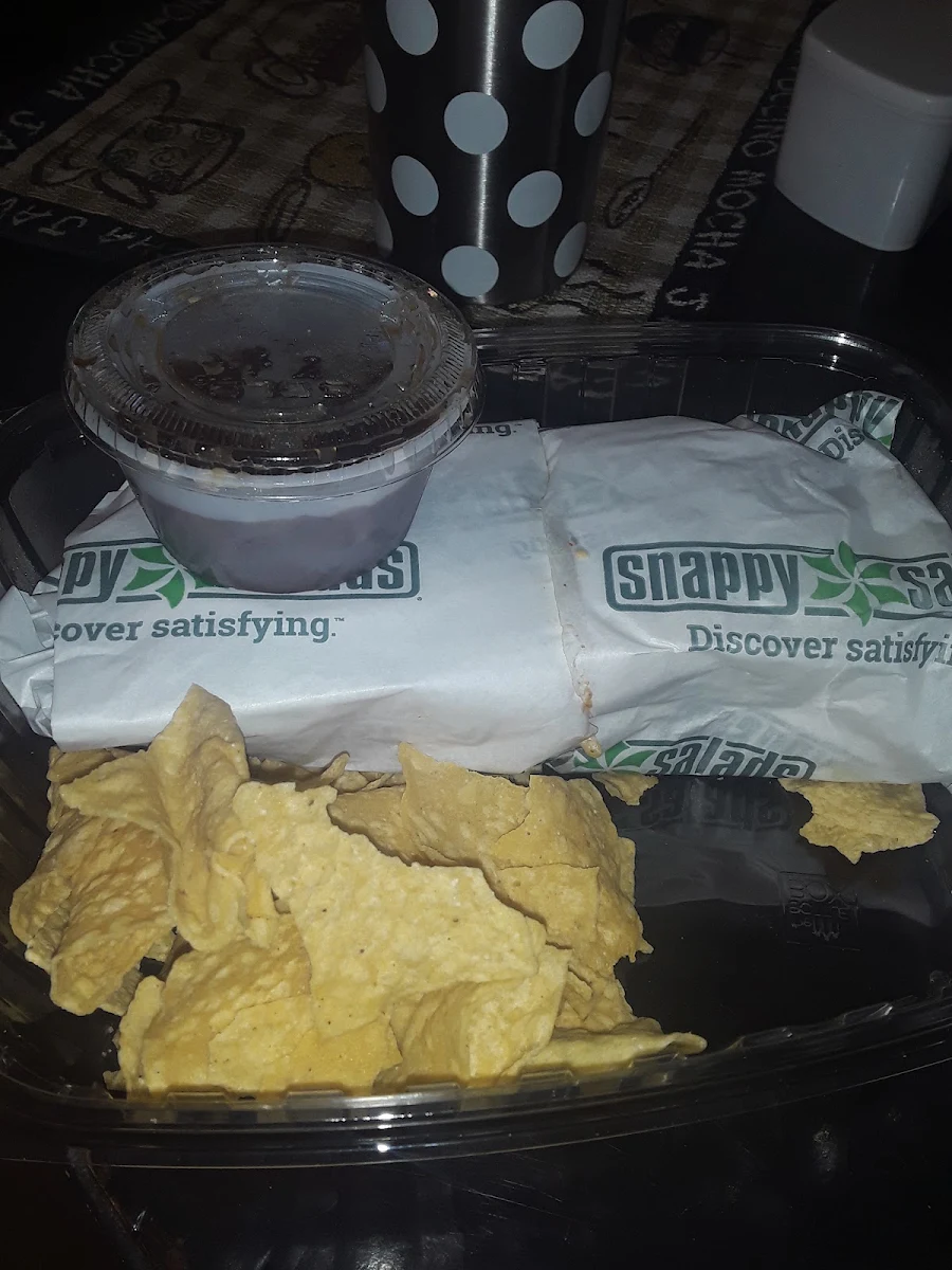 Shrimp Wrap with Chips & Salsa