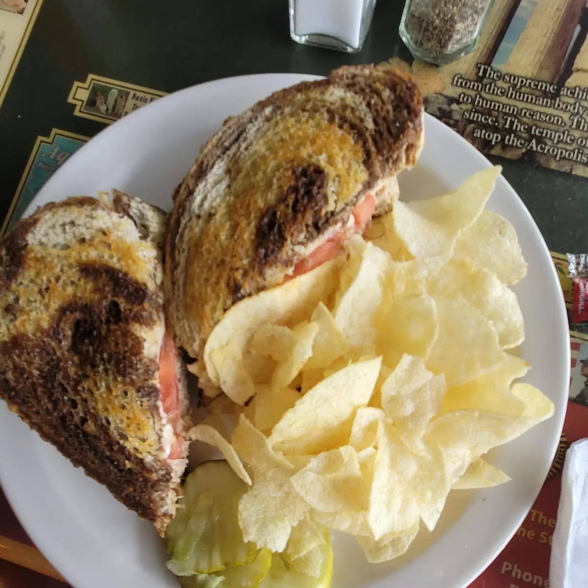 Tuna Melt on Rye