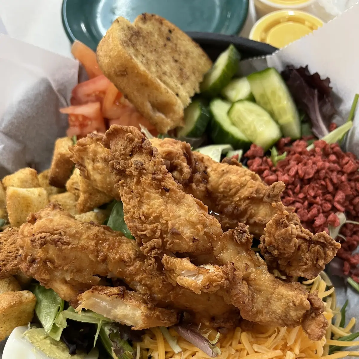 Crispy Chicken Salad