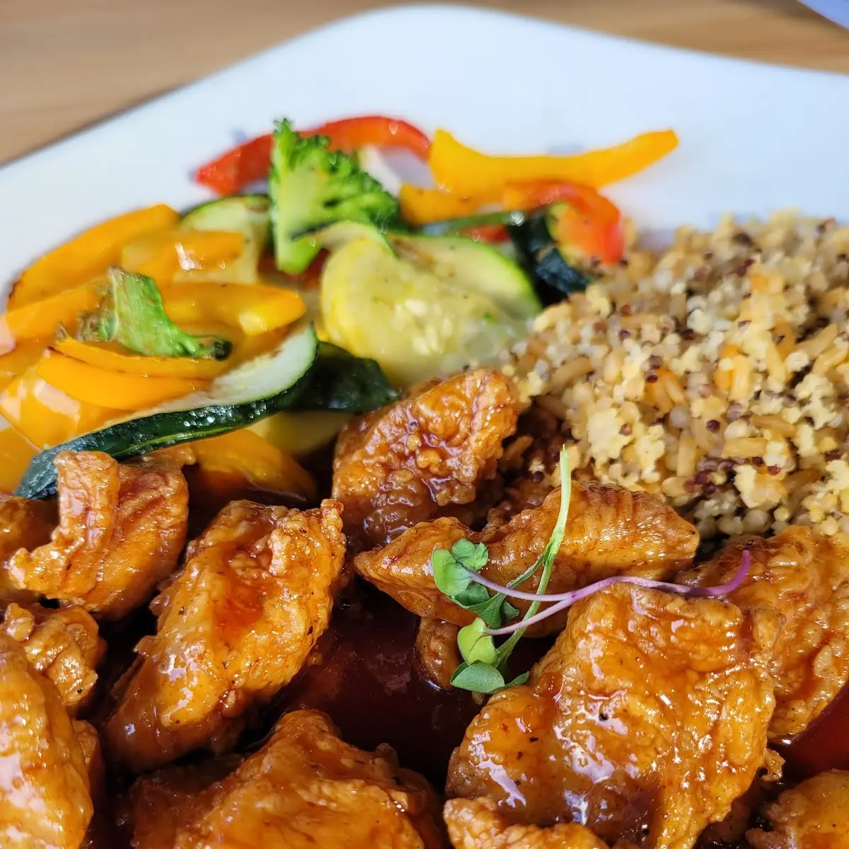 Orange Chicken Shrimp