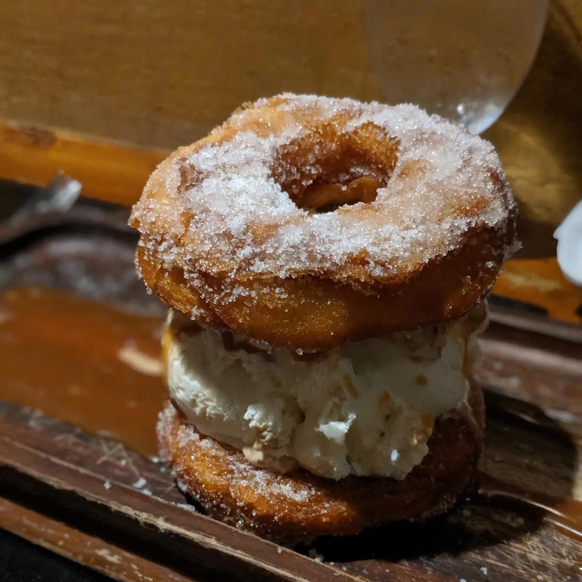Donut Ice Cream Sandwich