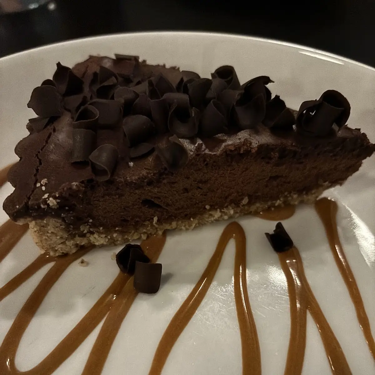 Dark Chocolate Mousse Tart GFO