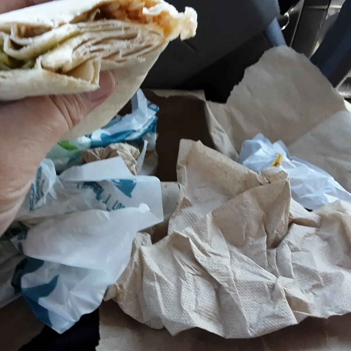 Nasty Burrito Taco Bell Empty