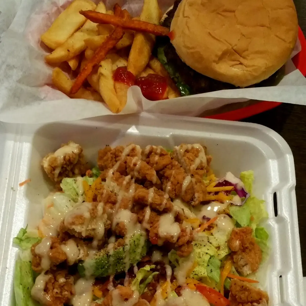 Crispy Chicken Salad