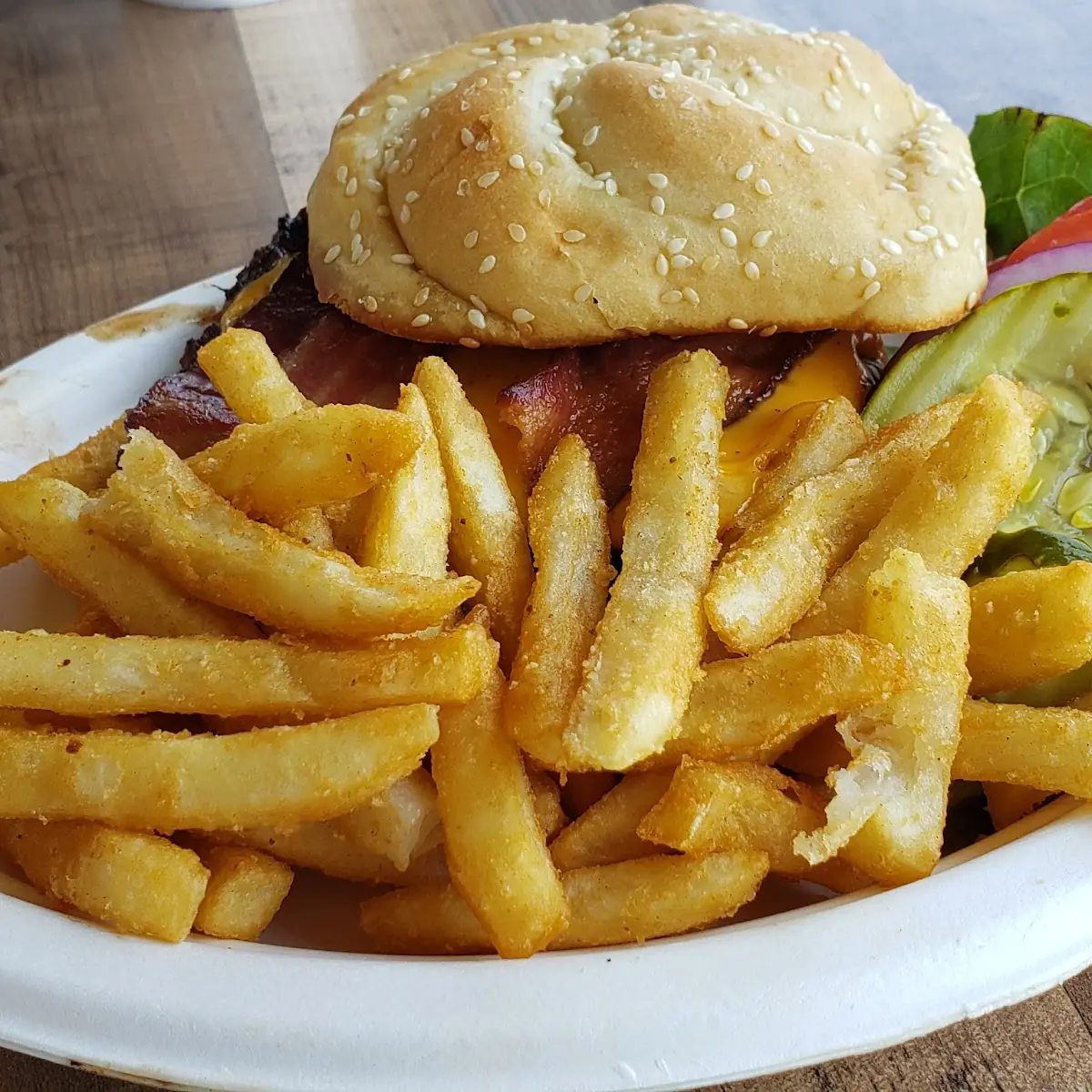Bacon and Cheese Burger