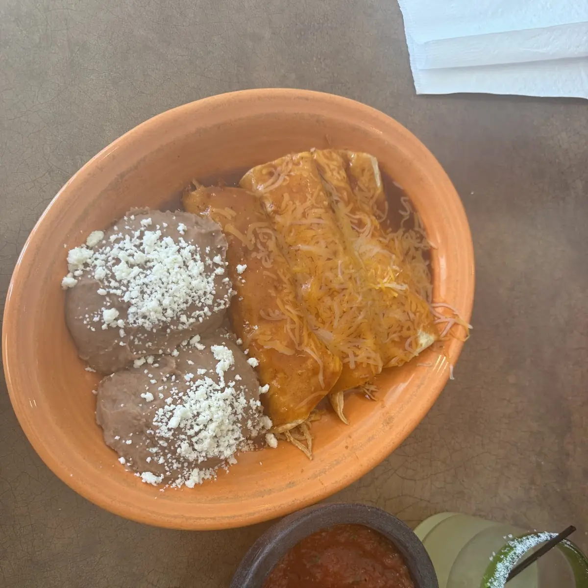 Cream Cheese Beef Enchiladas