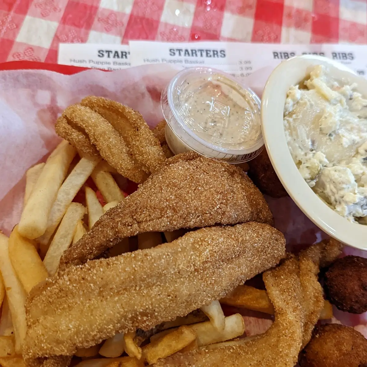 Catfish & Fried Shrimp Combo