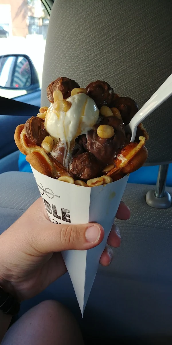 Bubble Crepe Ice-Cream, Portland Street Creperie