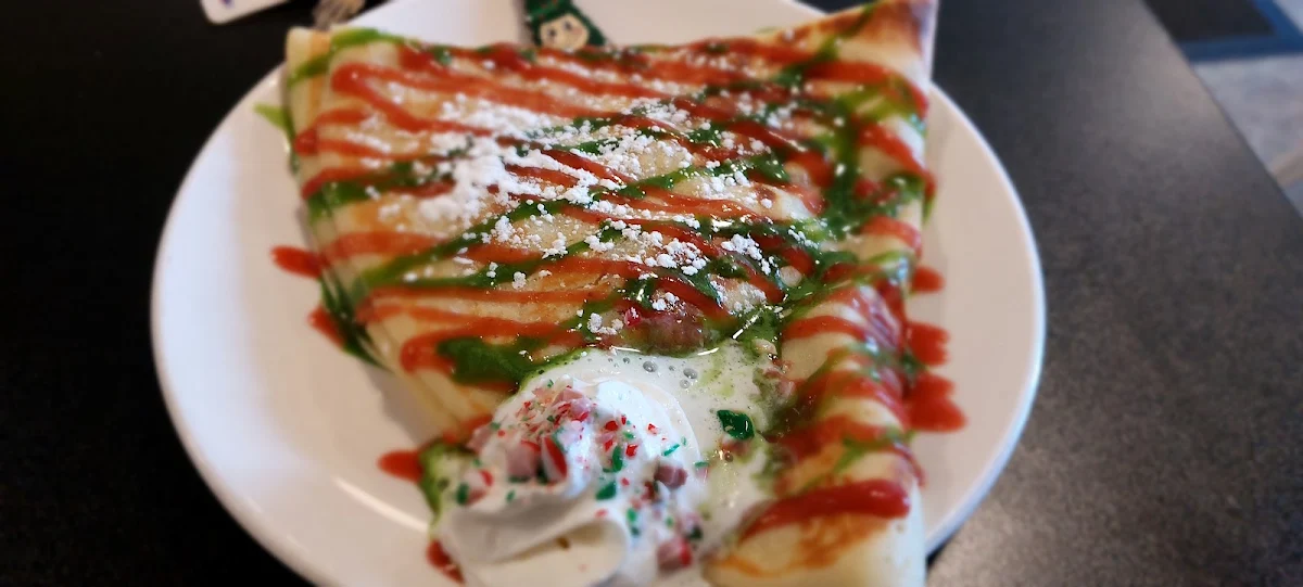Candy Cane Cheesecake, Portland Street Creperie
