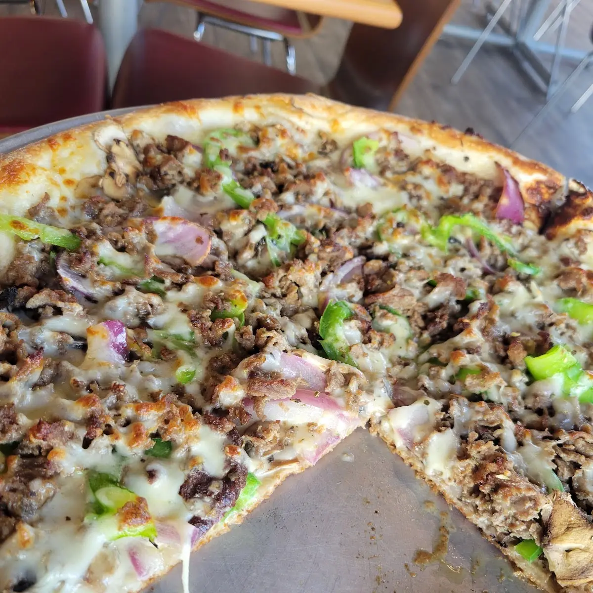 Philly Cheesesteak Pizza