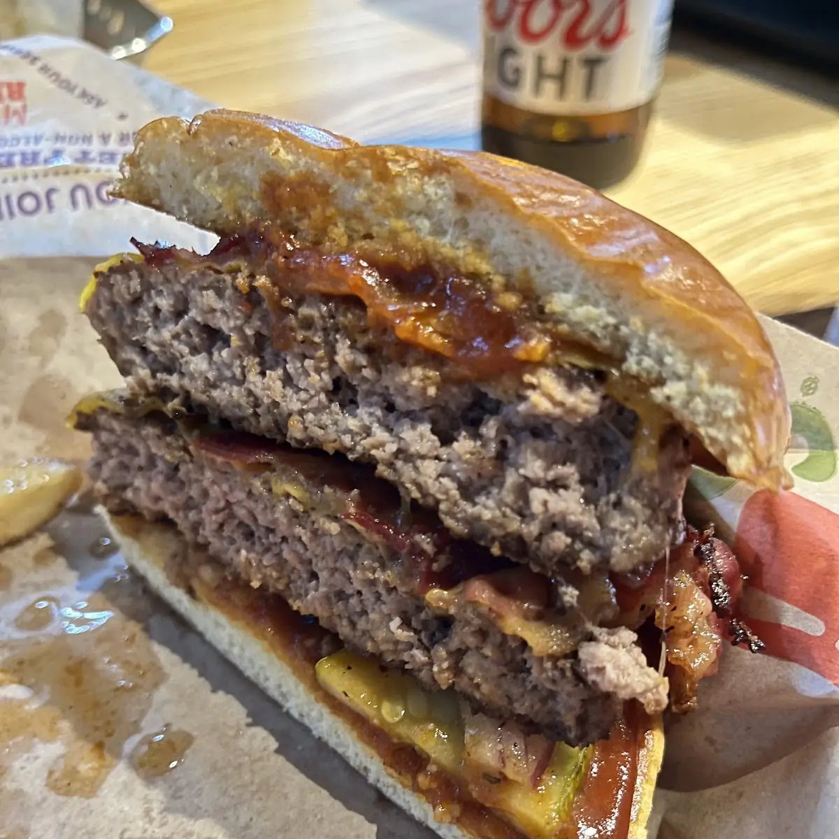 Double BBQ Bacon Burger