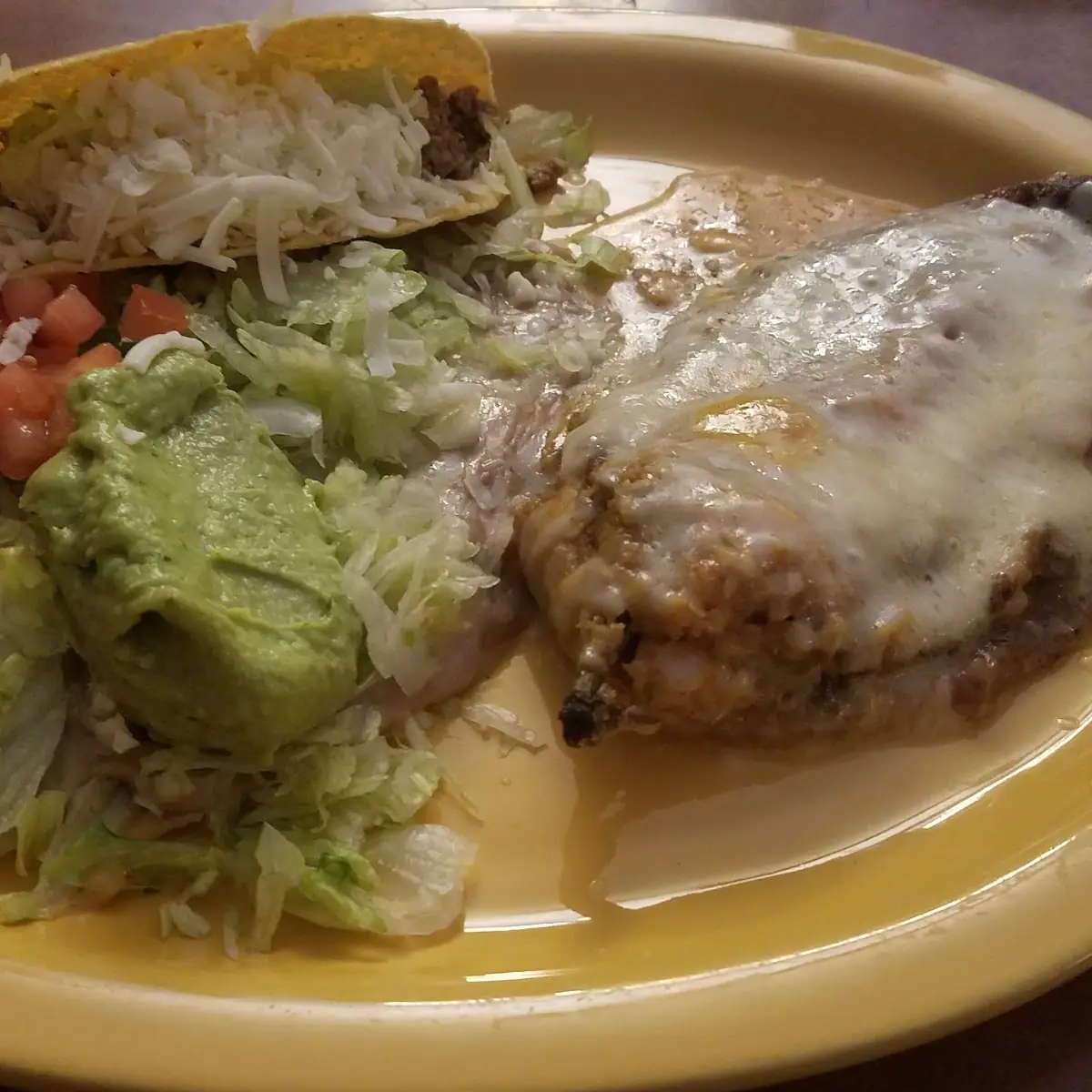 Chile Relleno & Taco