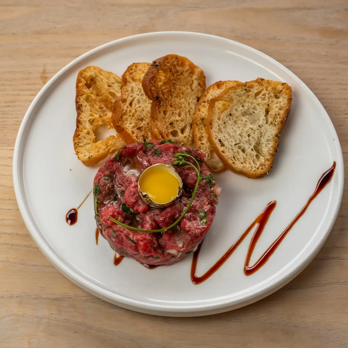Traditional Hand Cut Beef Tartar