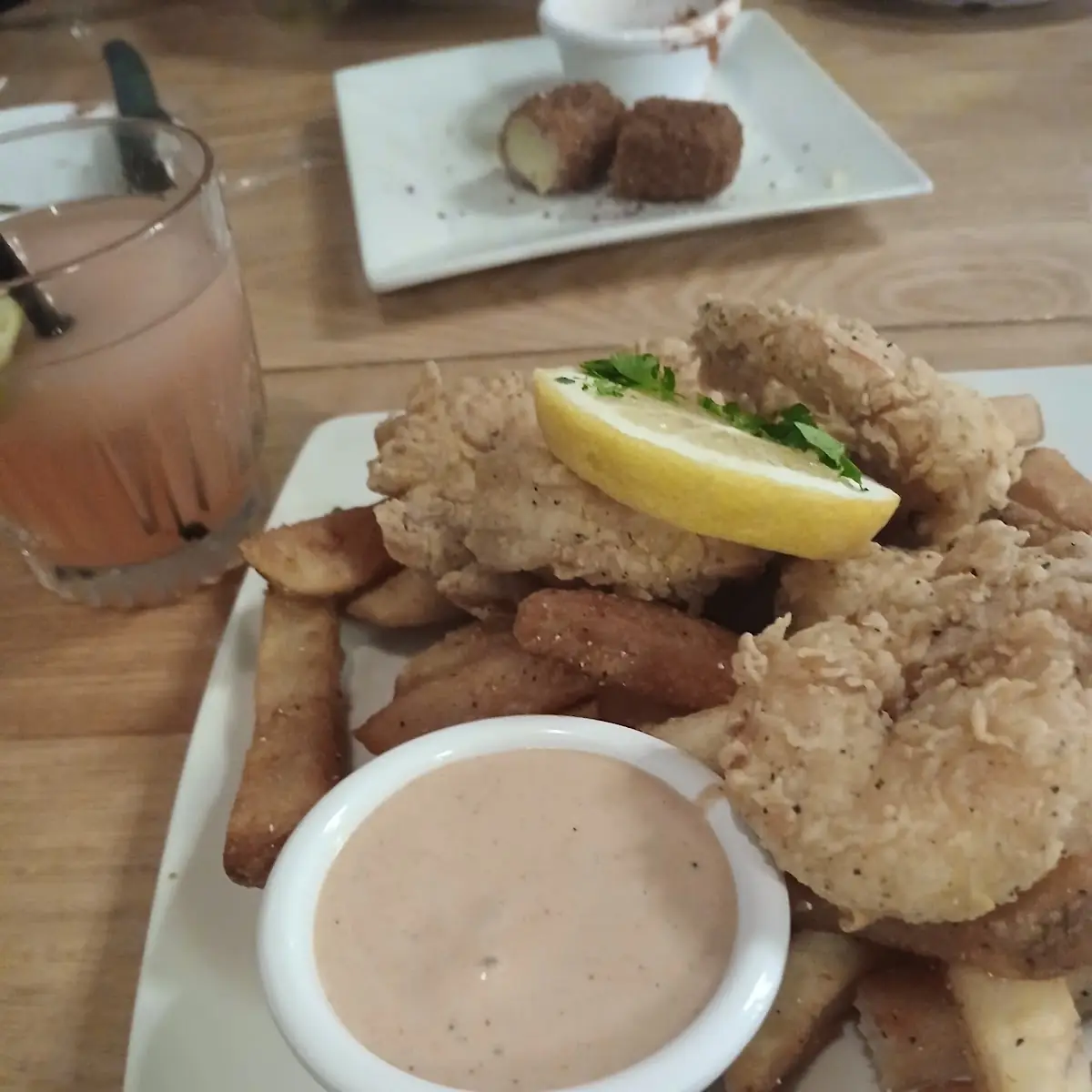 Fried Shrimp with Fries