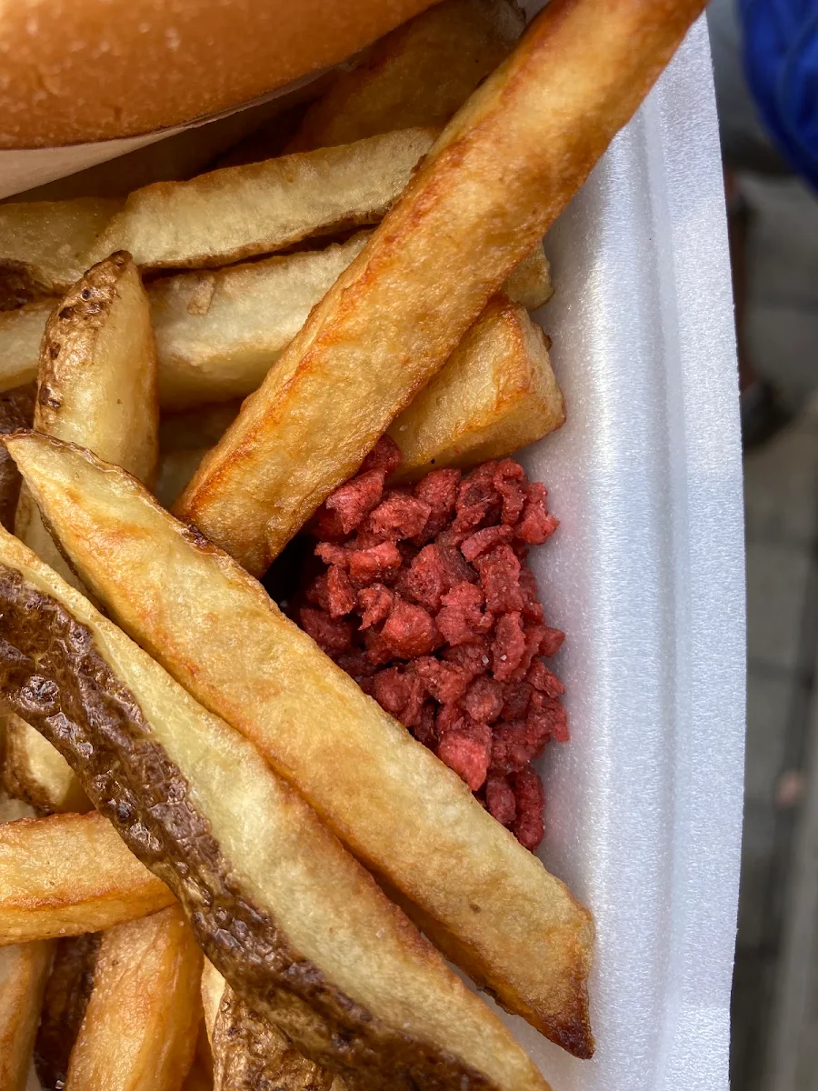 Frites Granulats Bacon