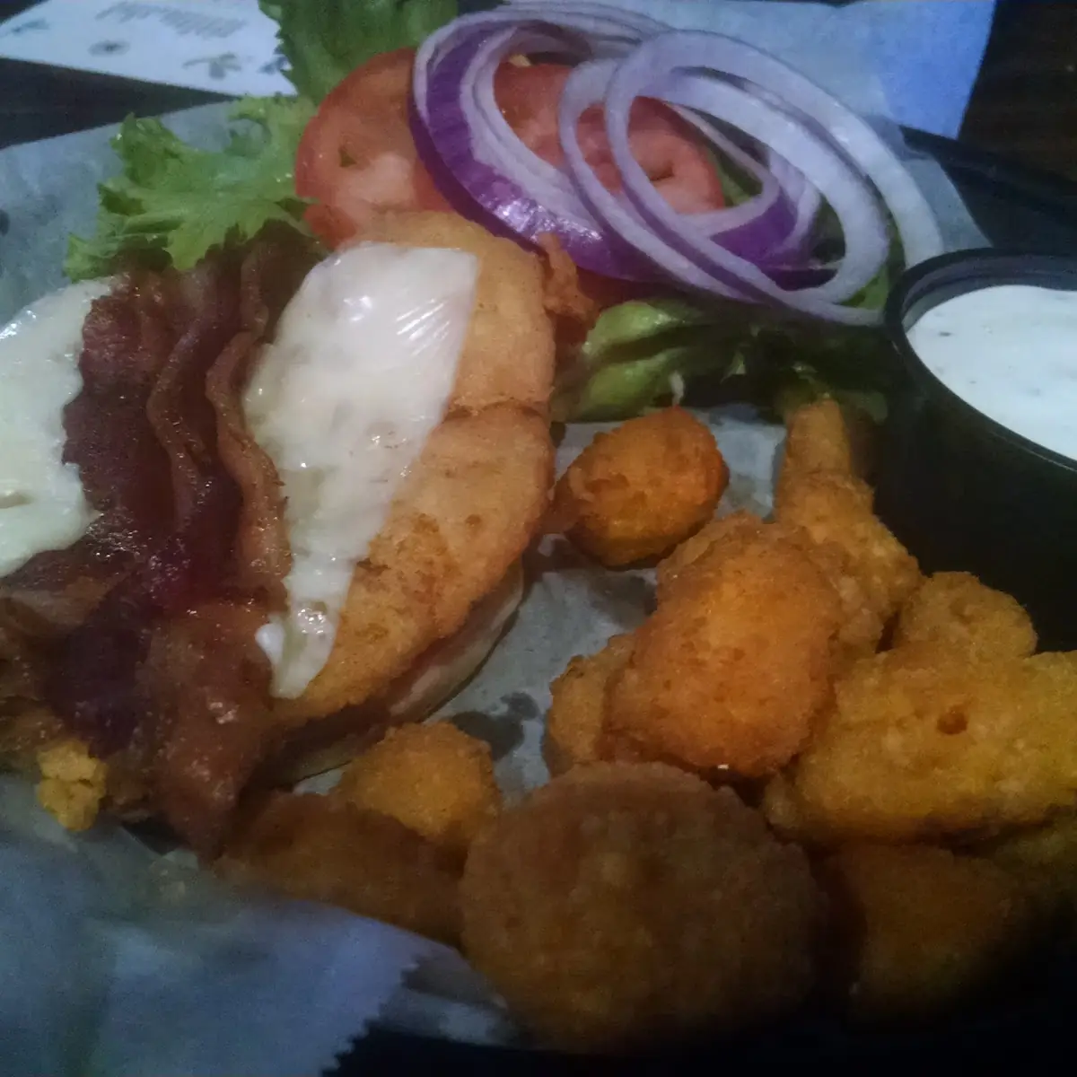 Spicy Chicken Bacon and Ranch