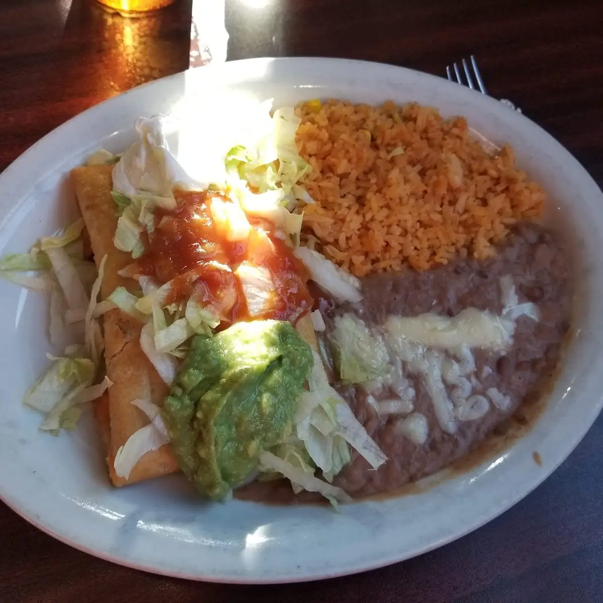 Chimichanga Plate