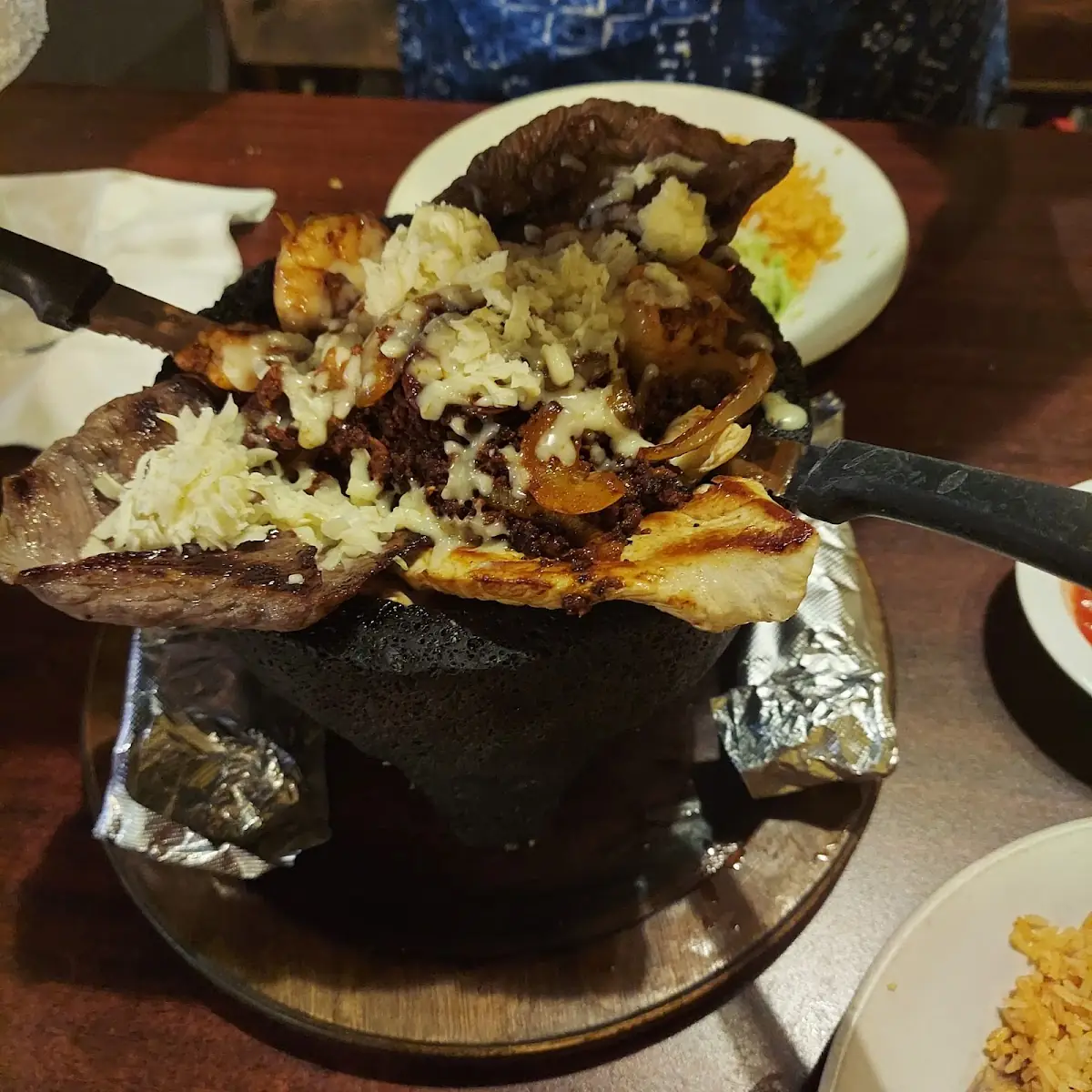 Steak Chicken and Shrimp for Two