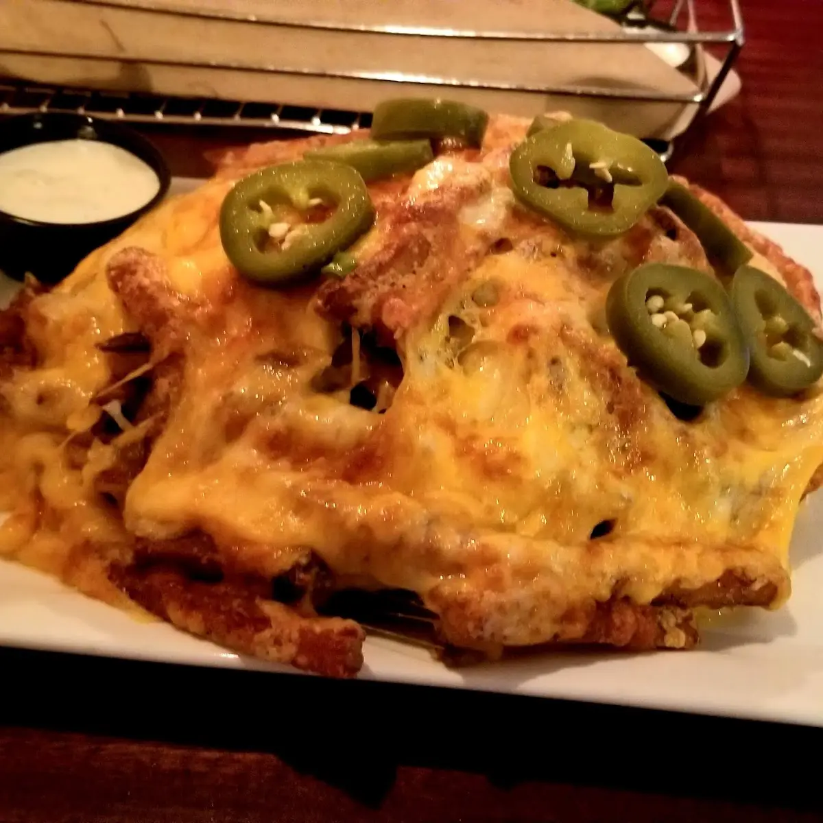 Cheese Fries with Bacon Added