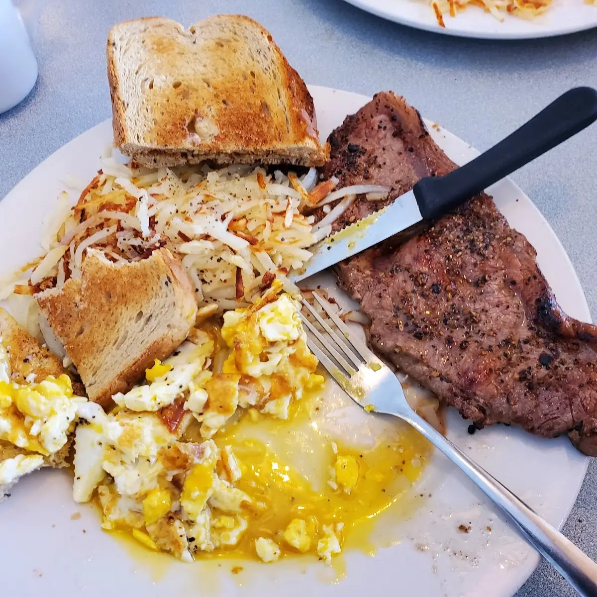 New York Strip Breakfast