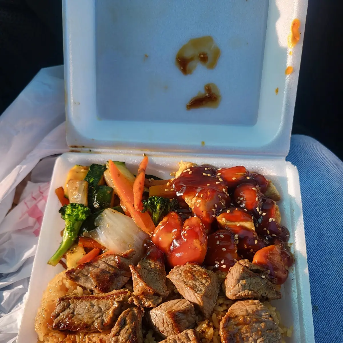 Teriyaki Chicken and Steak